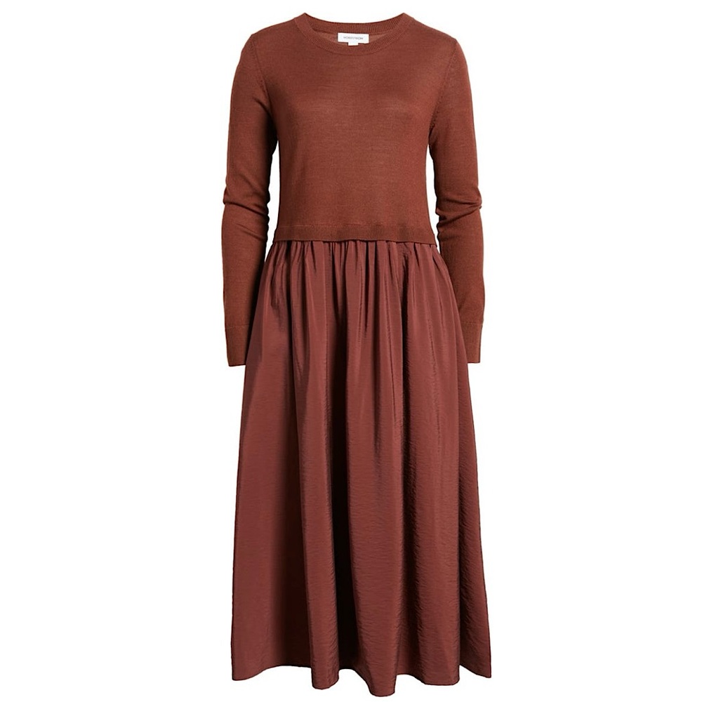 BNWOT Nordstrom Long Sleeve Midi Dress, Women’s small